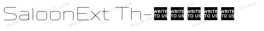 SaloonExt Th字体转换